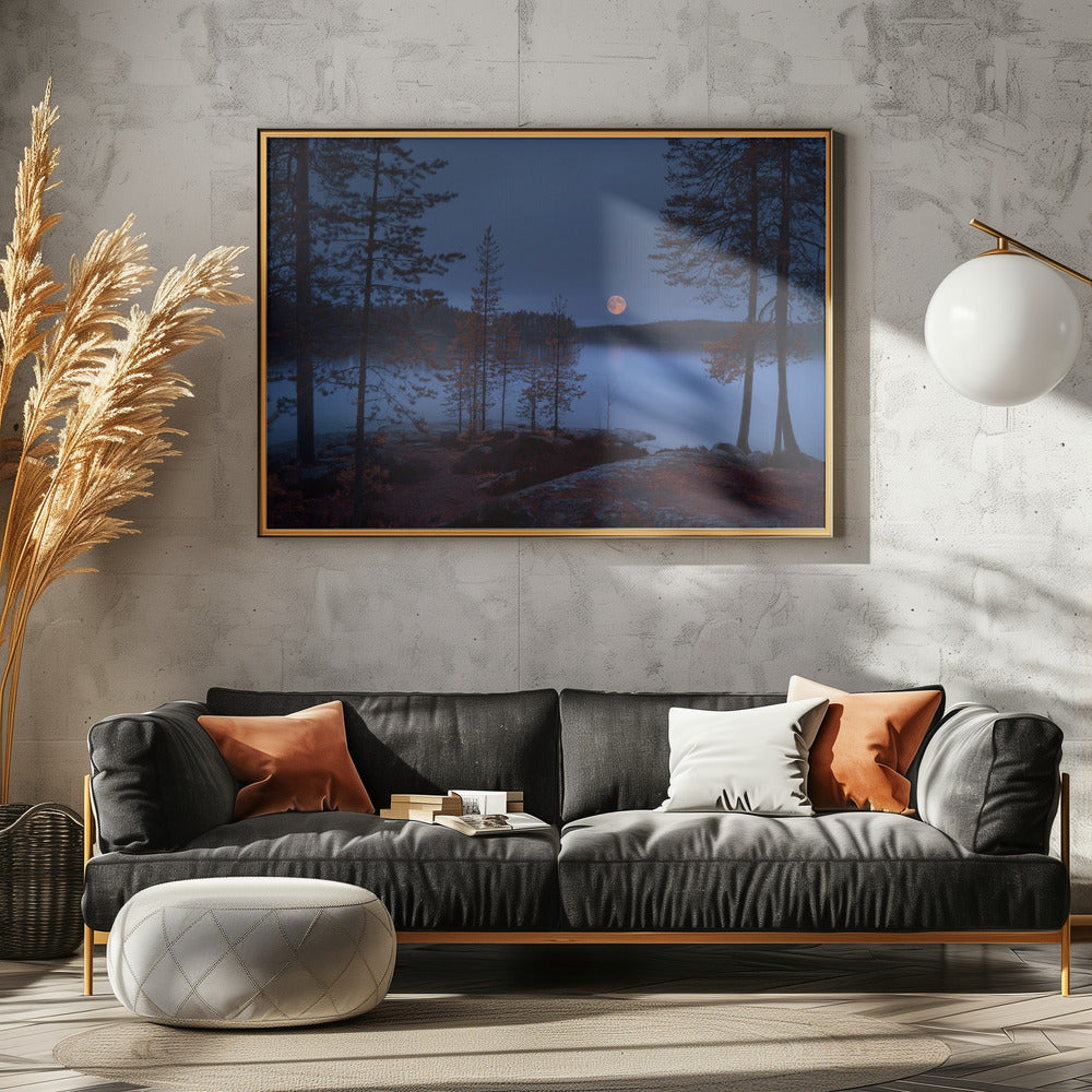 Roter Mond | Leinwand