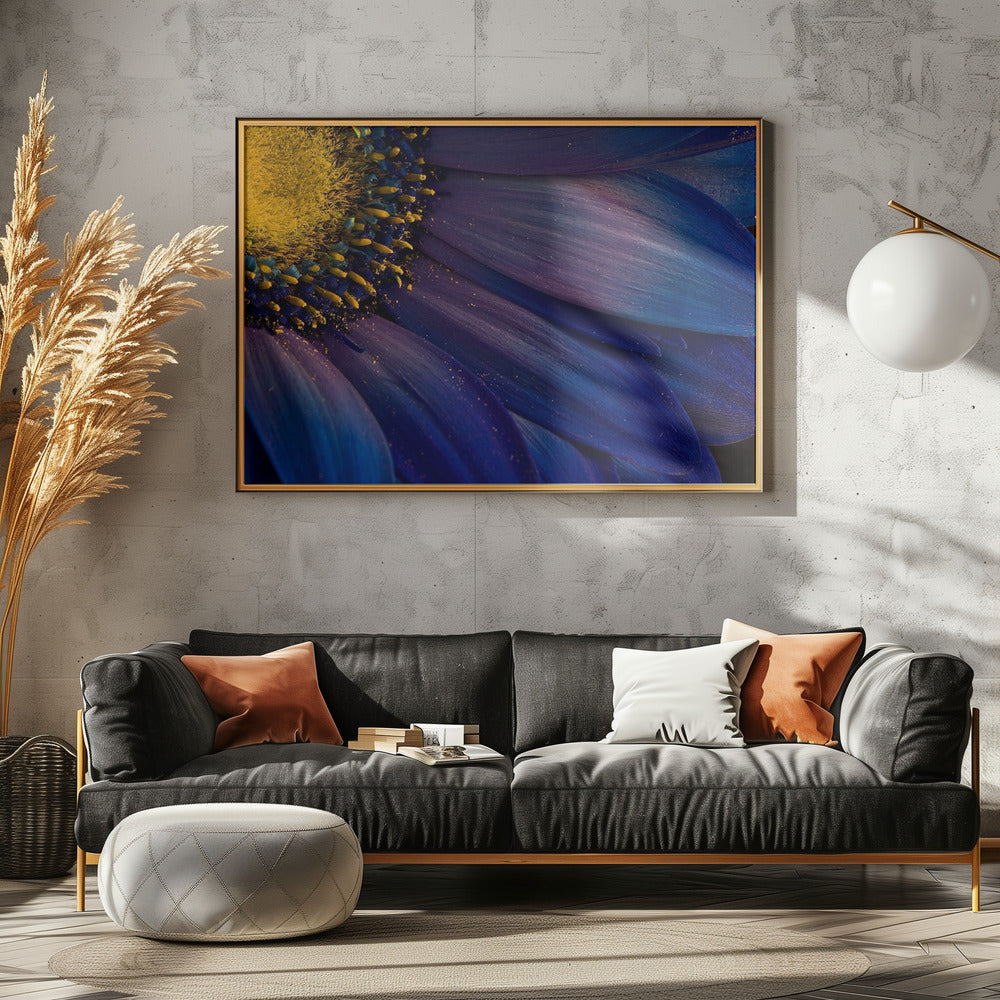 Blaue Strahlen | Leinwand