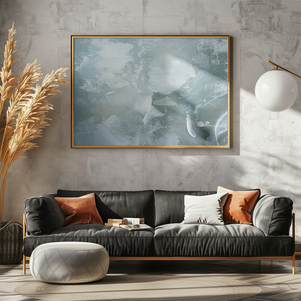 Green and White Acrylic | Canvas