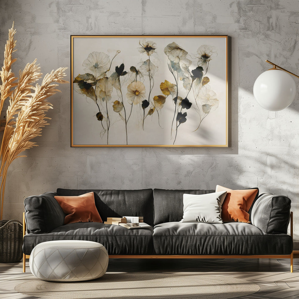 Schöne Trockenblumen | Leinwand