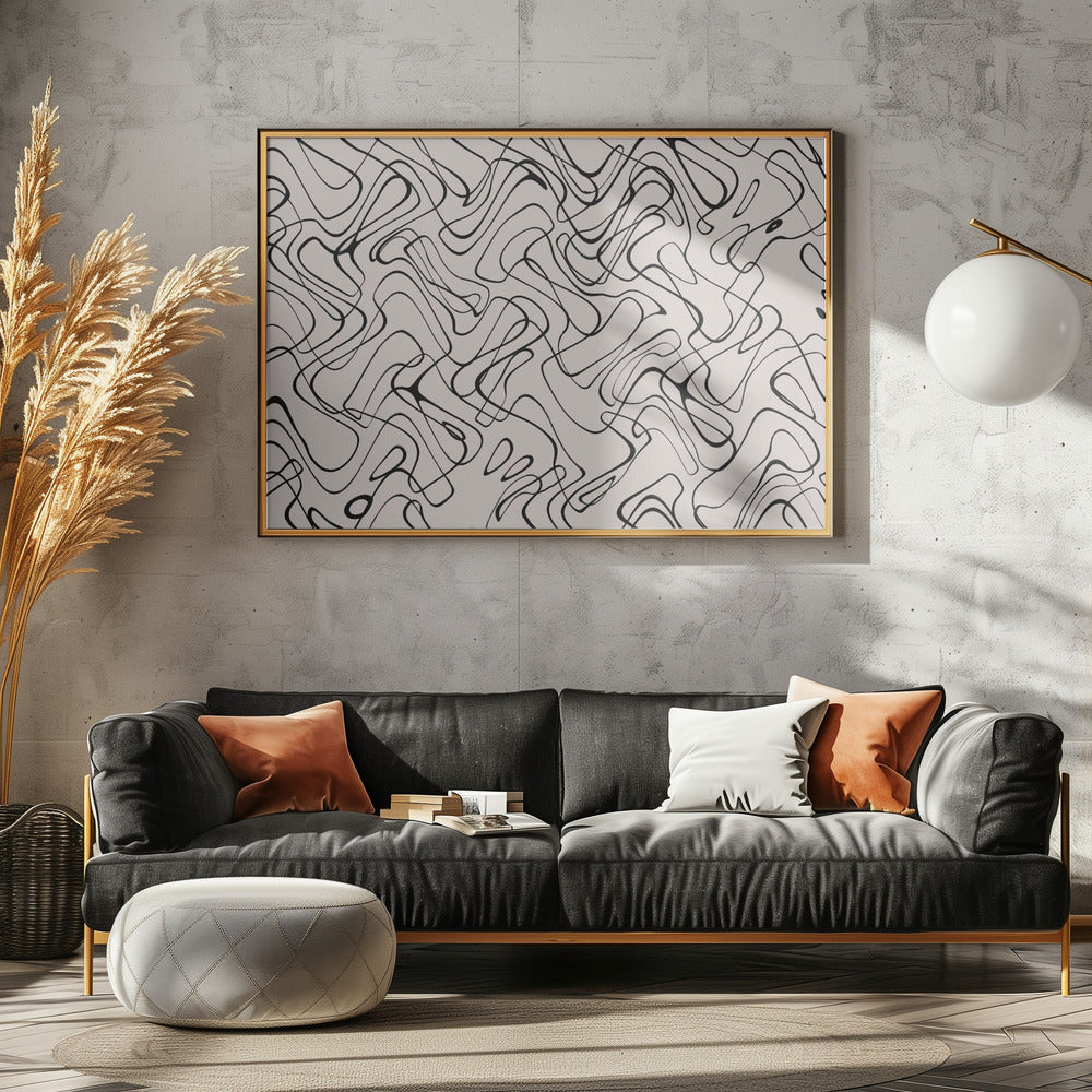 Fluid Lines Dance | Poster