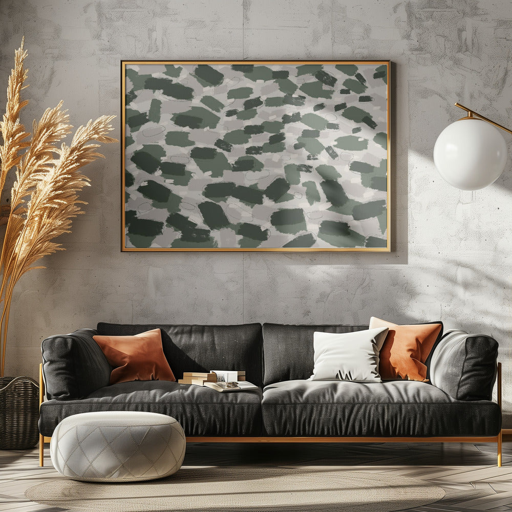 Muted Forest Brush | Poster