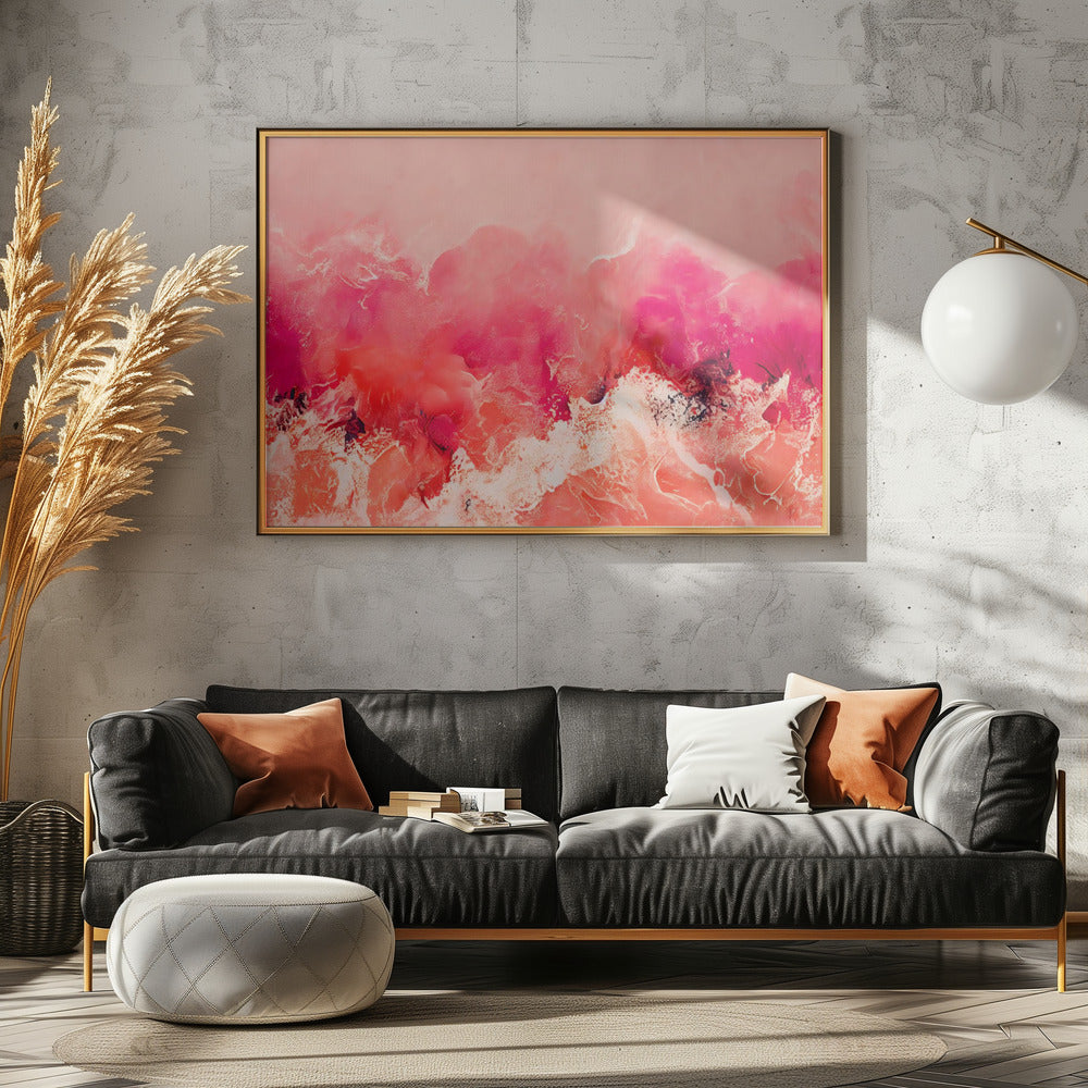 Crimson Horizon | Canvas