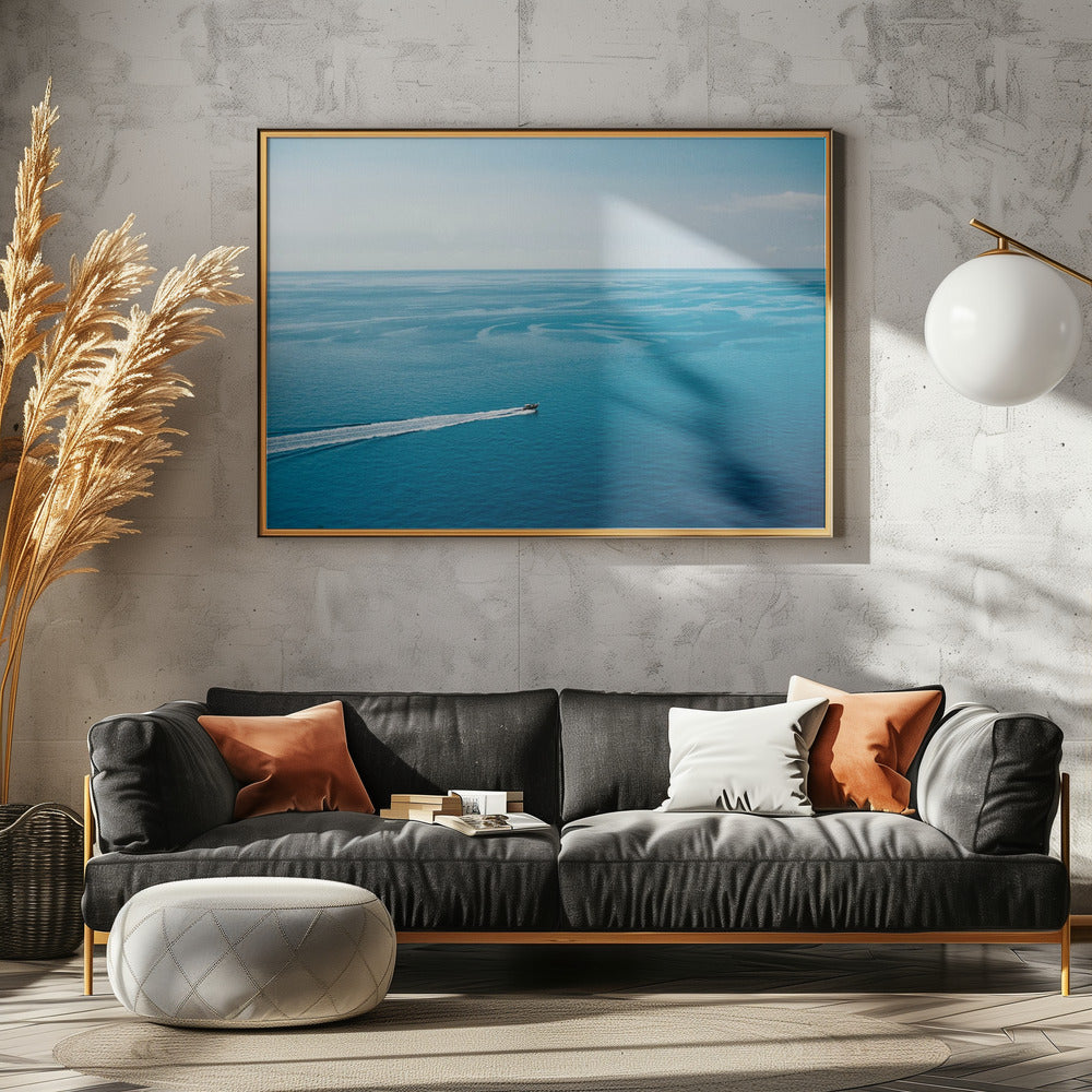 Das große Blau | Leinwand
