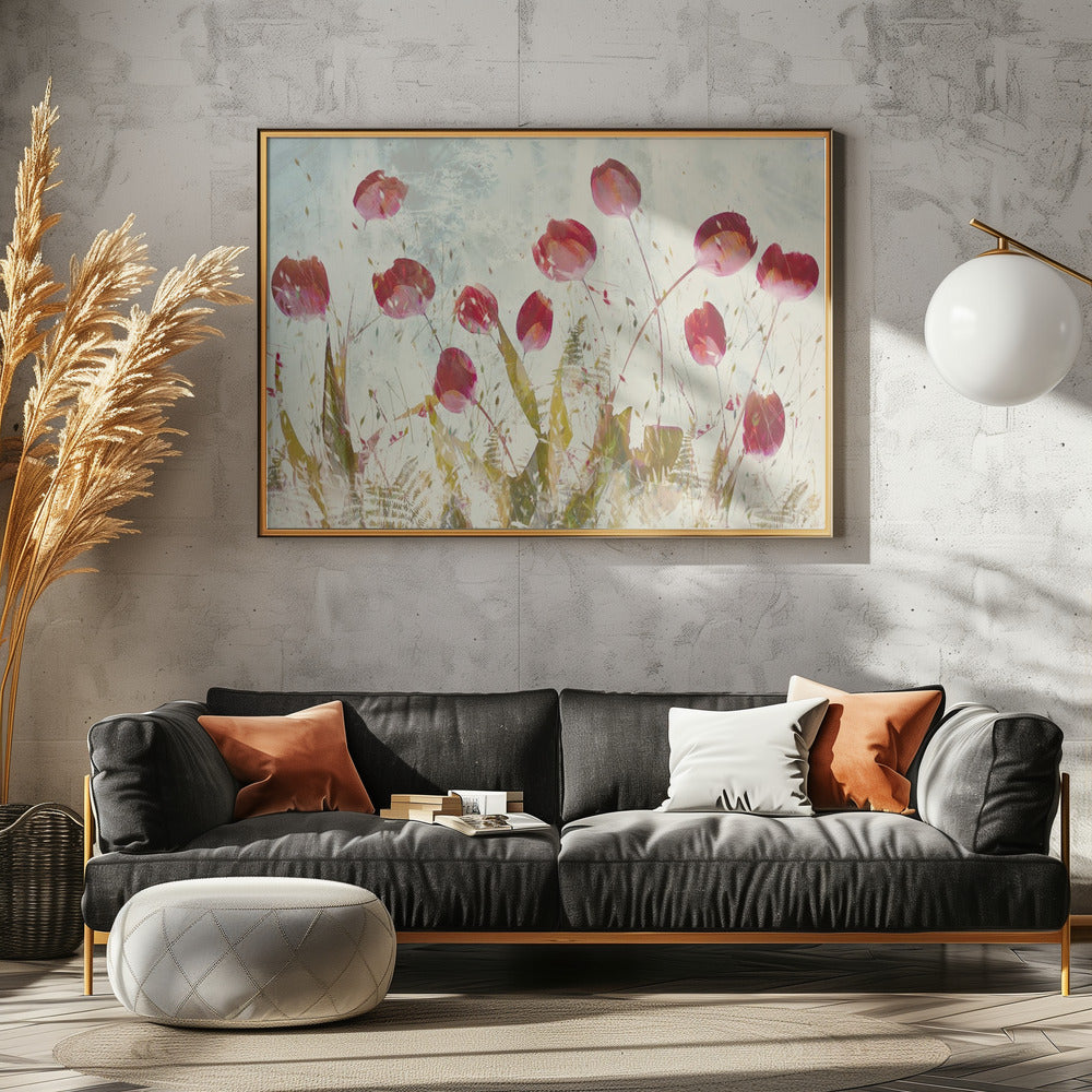 Happy tulips | Poster