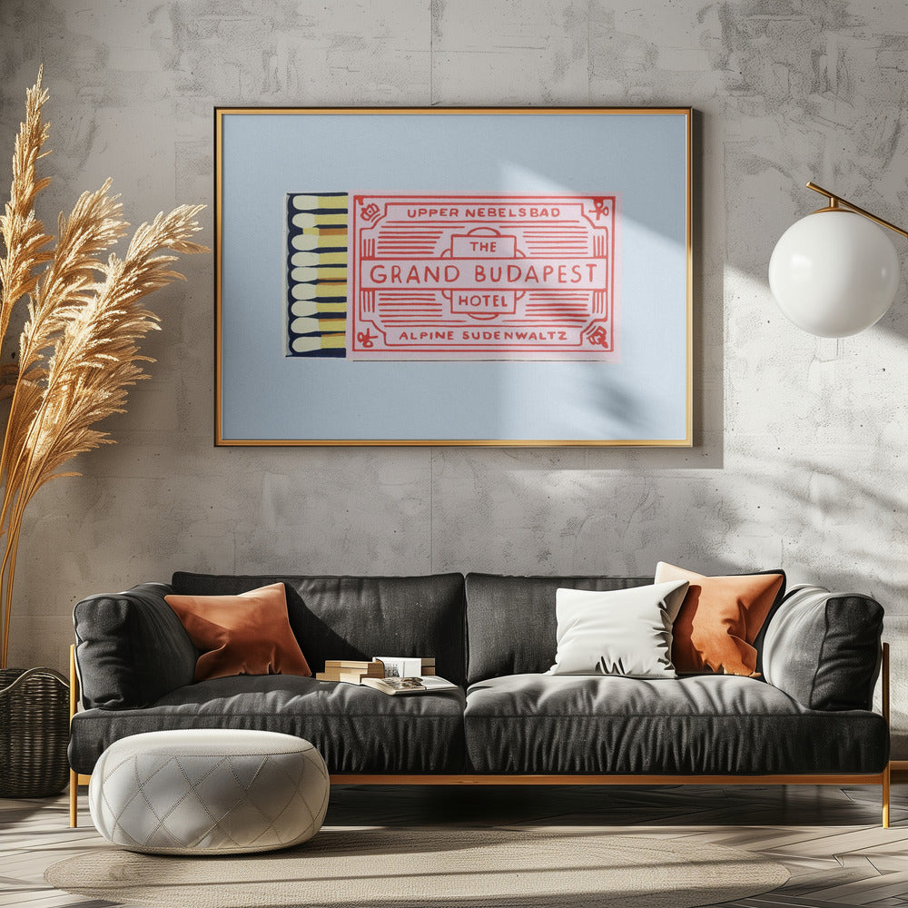 Das Grand Budapest Hotel Poster | Leinwand