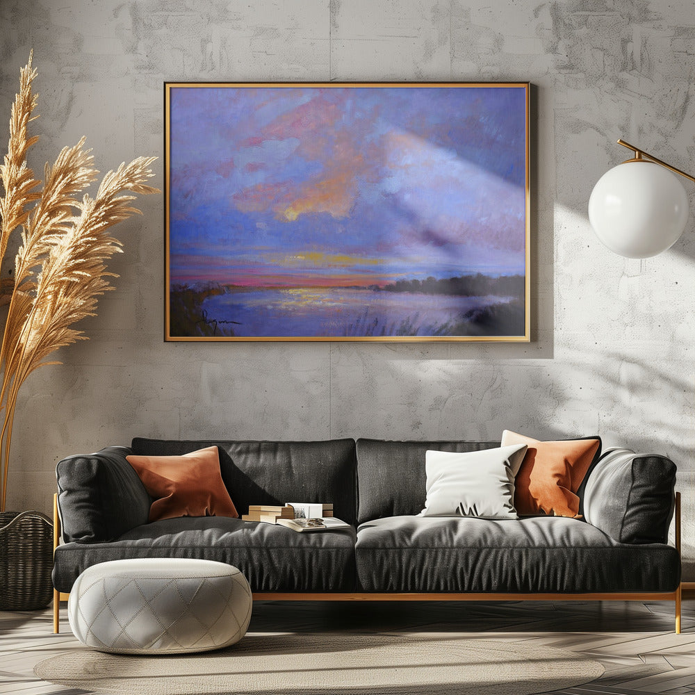 Ätherischer Abendhimmel | Leinwand