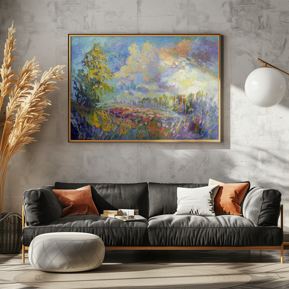 Leuchtende Landschaft | Poster