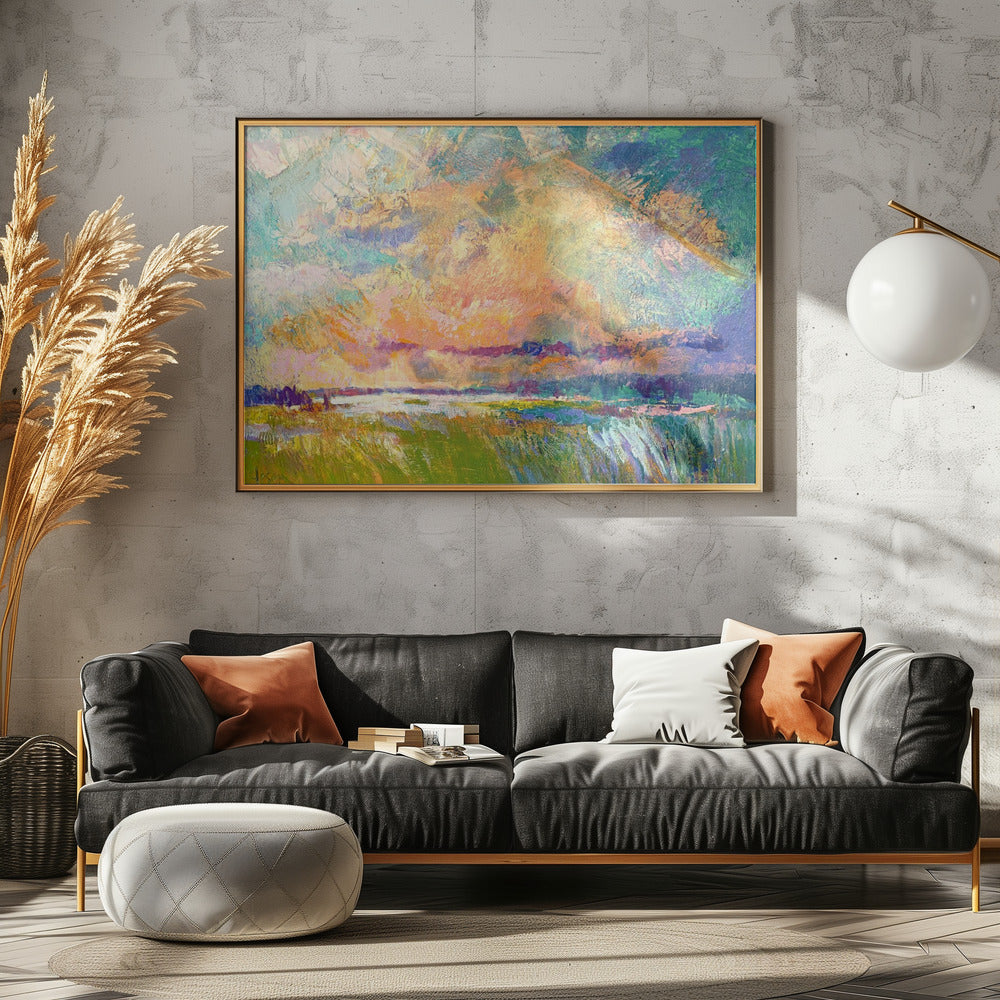 Leuchtende Skyline | Poster