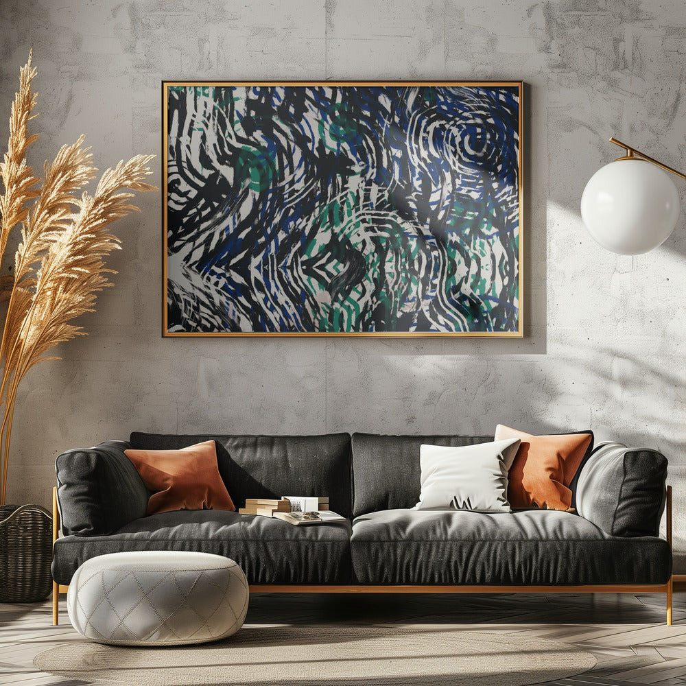Wirbelndes Labyrinth | Leinwand