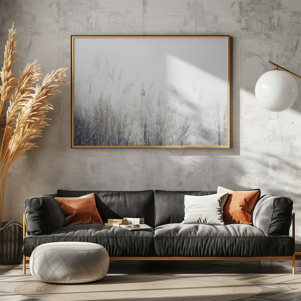 Landschaft aus Schilf und Gras | Leinwand