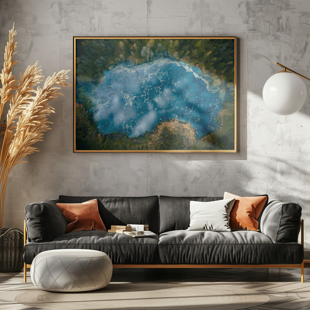 Wolken im Spiegel | Poster