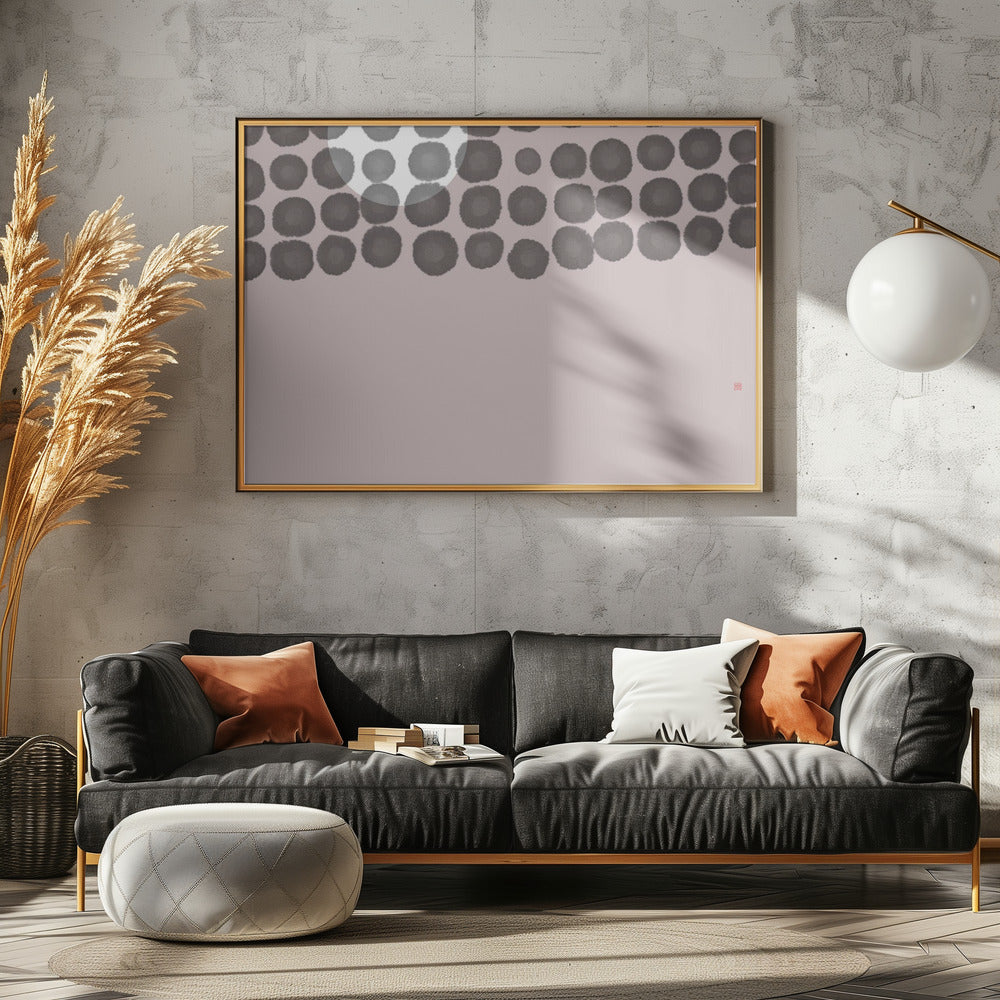 Versteckter Mond Nr. 3 | Hinter den Wolken | Leinwand