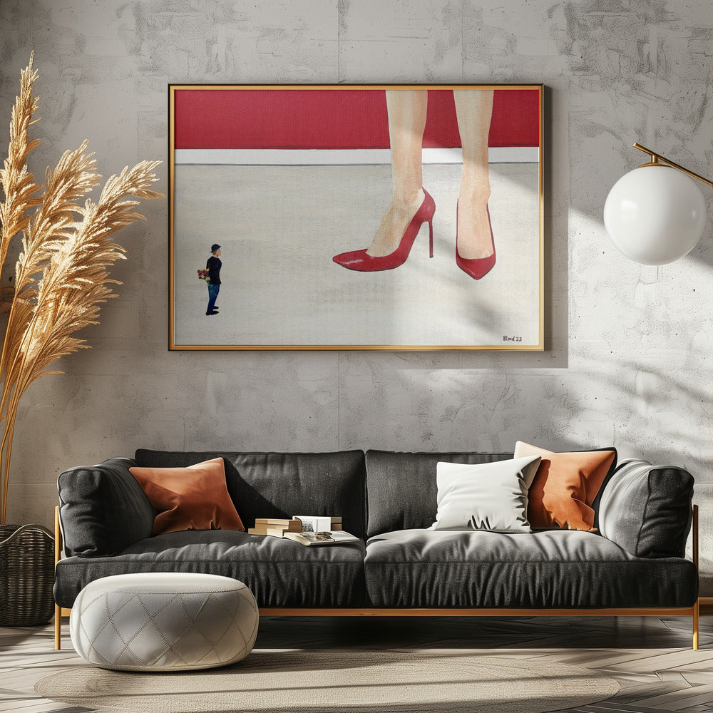 Sag es mit Blumen | Leinwand