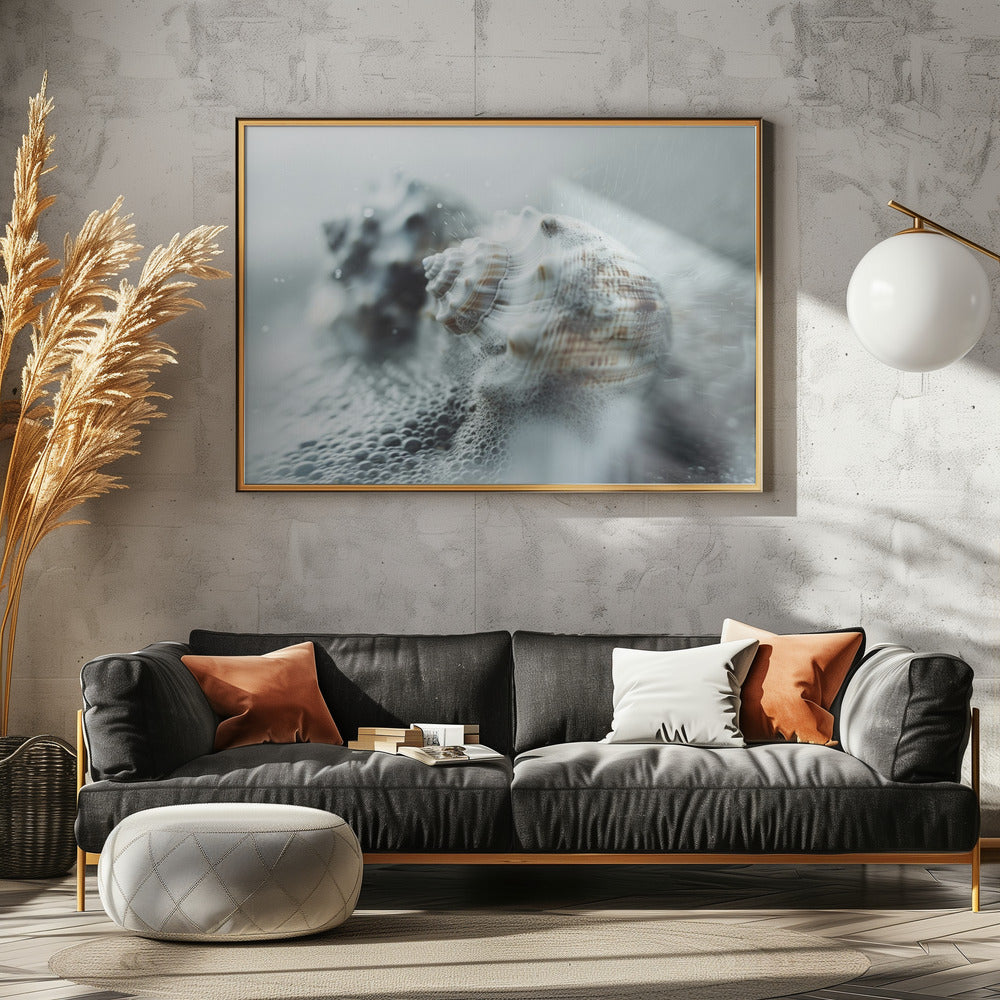 Muscheln im Meeresnebel | Leinwand