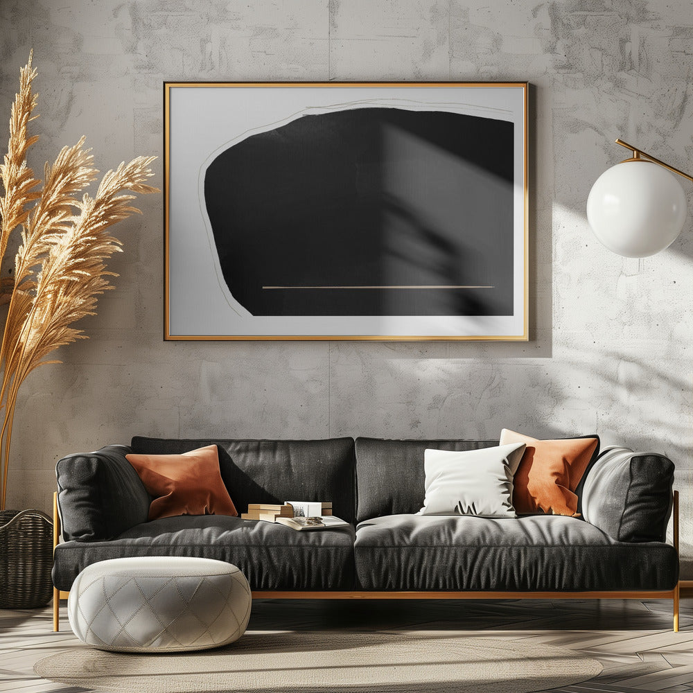 Dominantes Schwarz | Leinwand