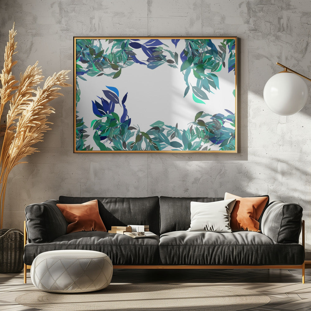 Petrol Blumenmix | Poster