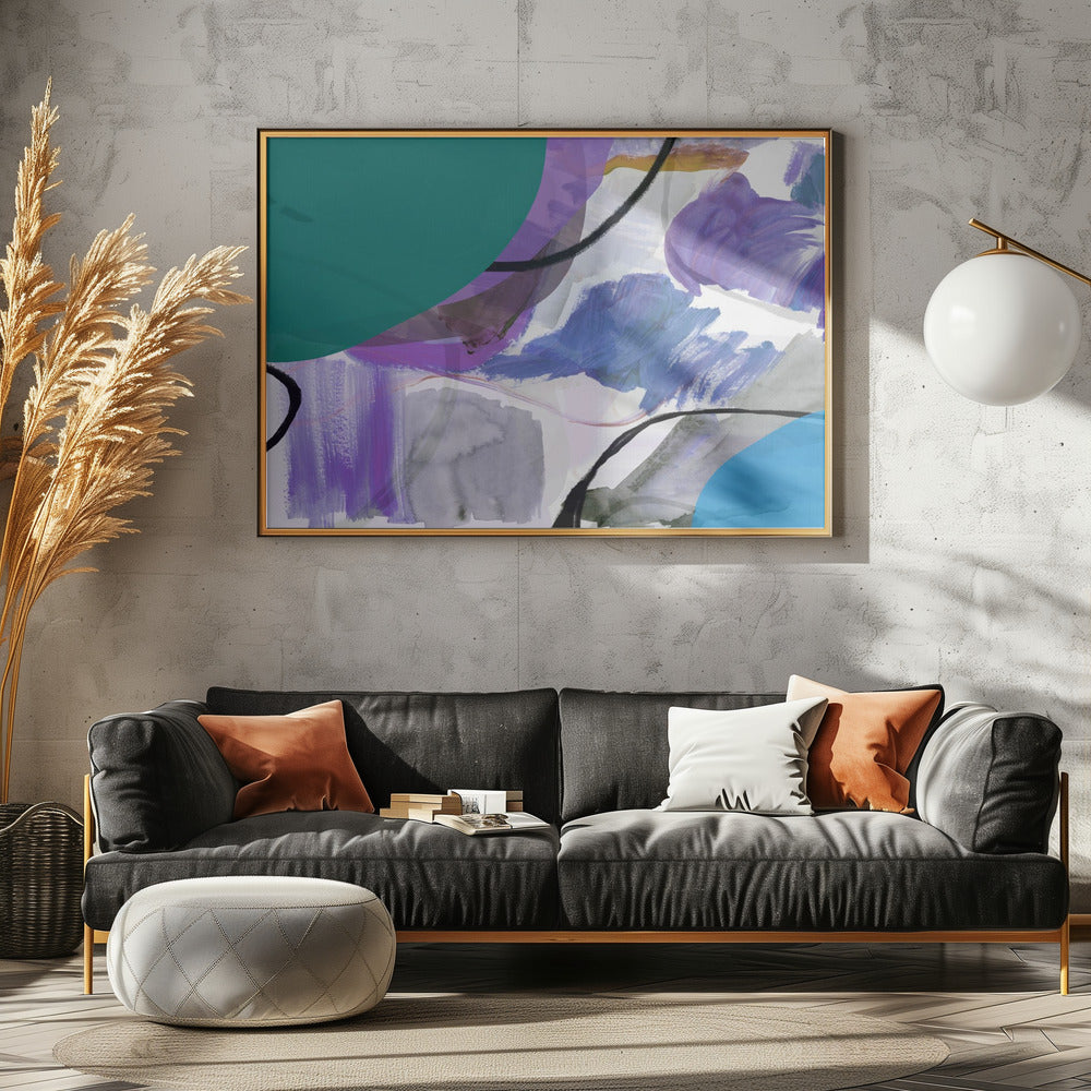 Fluid Abstract Shapes 1 | Canvas