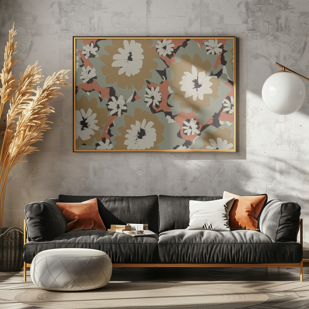 Kräftige Blumensymphonie | Poster