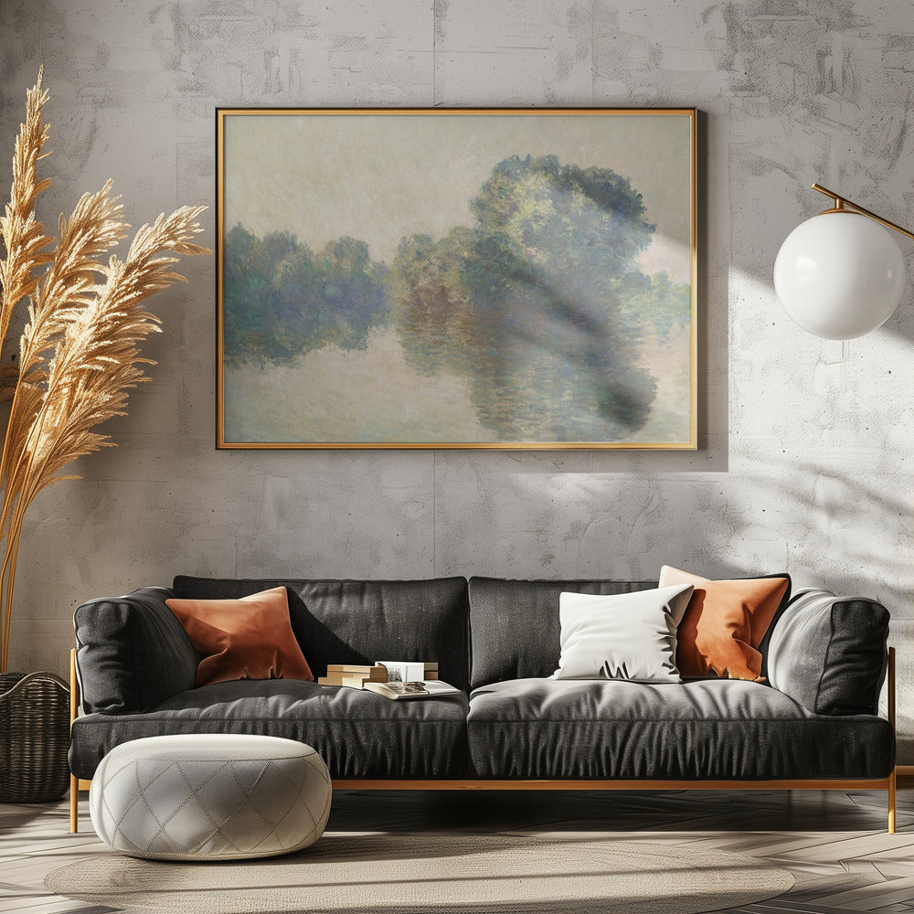 Die Seine bei Giverny von Claude Monet (1897) | Leinwand