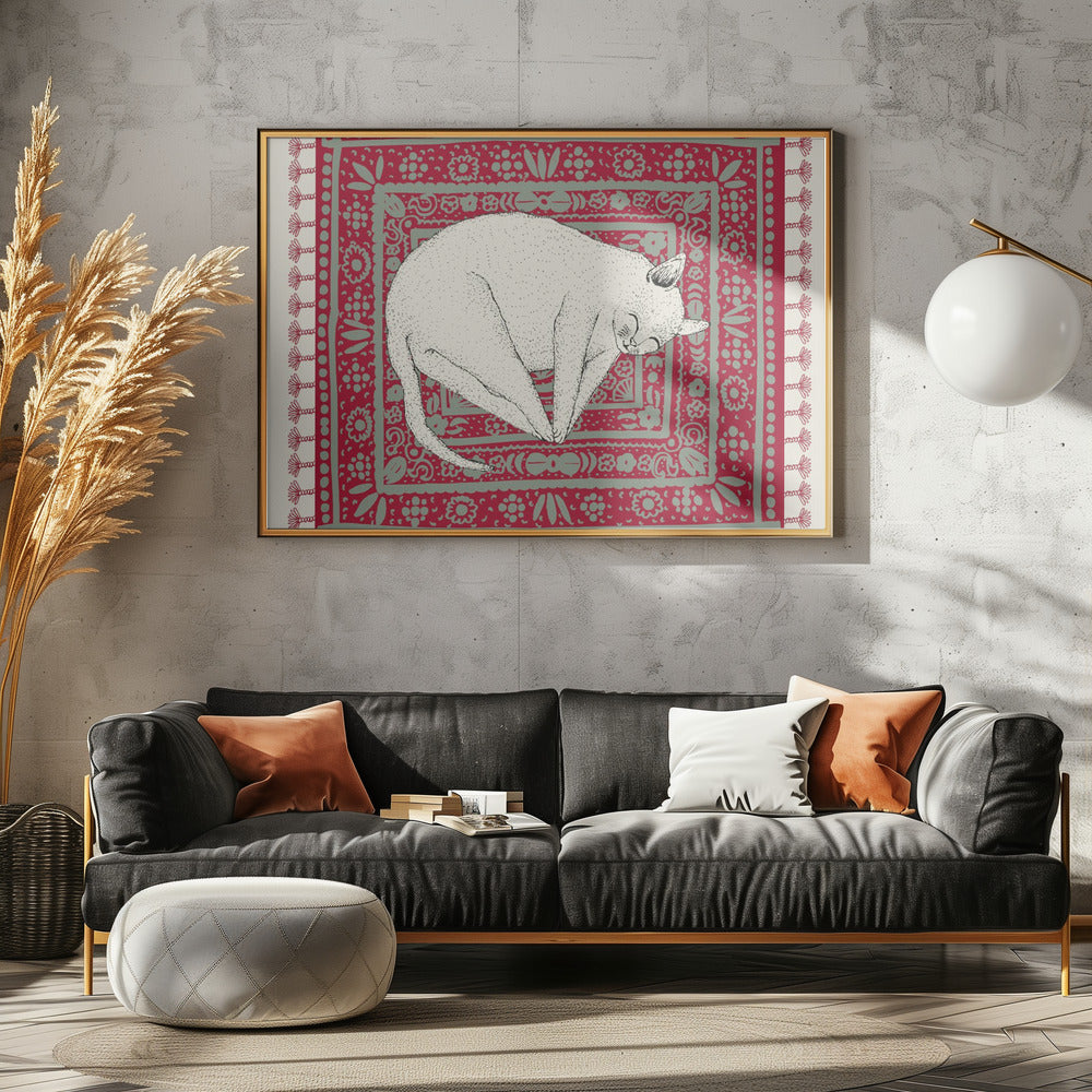 Sleeping Cat VI | Canvas