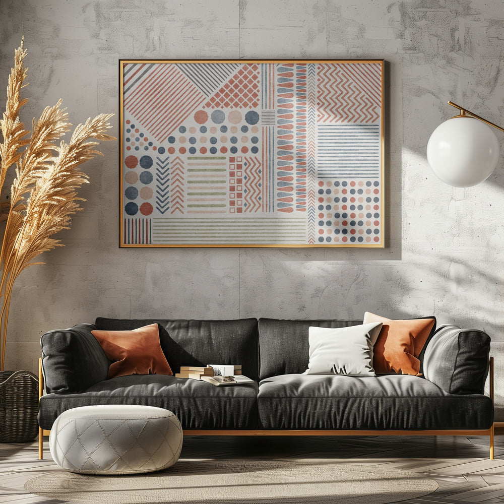 Geometrische Harmonie | Leinwand