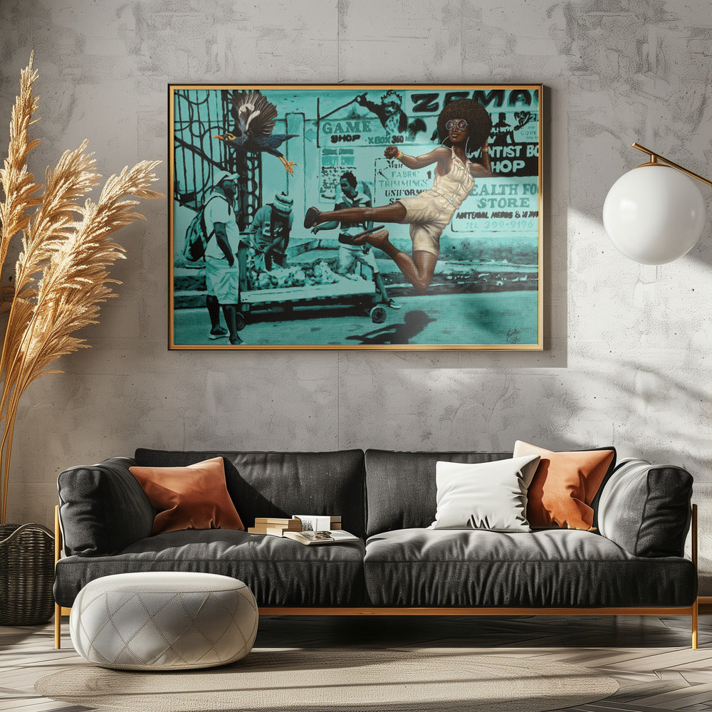 Schwarzer Gürtel Jones | Leinwand
