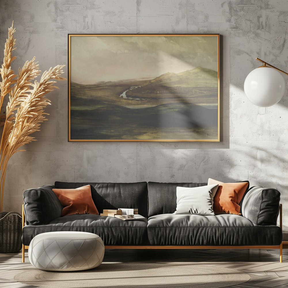 Talblick | Leinwand