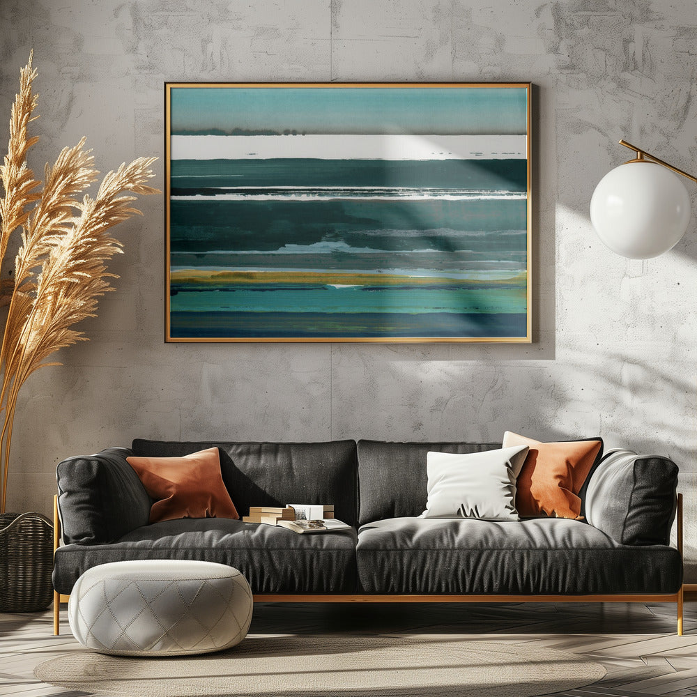 Mittelmeer Druck 1 | Leinwand