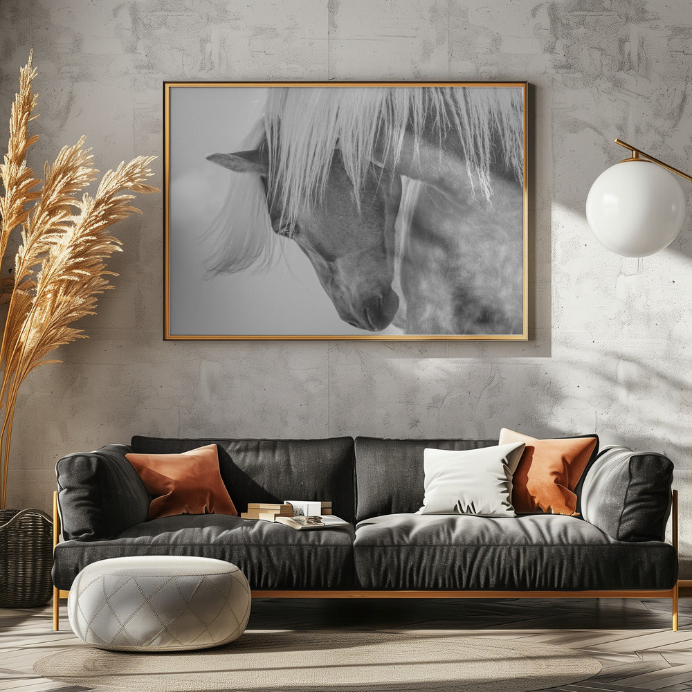Haflinger-Porträt II | Leinwand