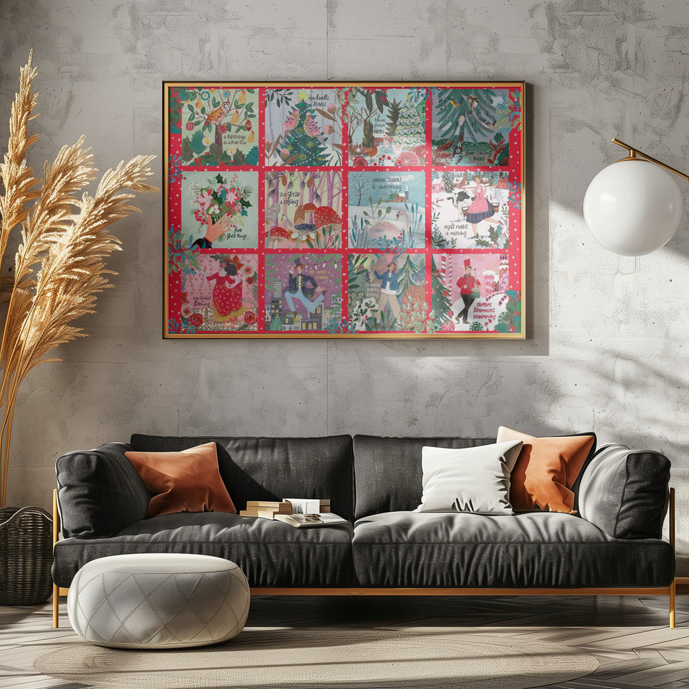 12 Tage Weihnachtslied | Poster