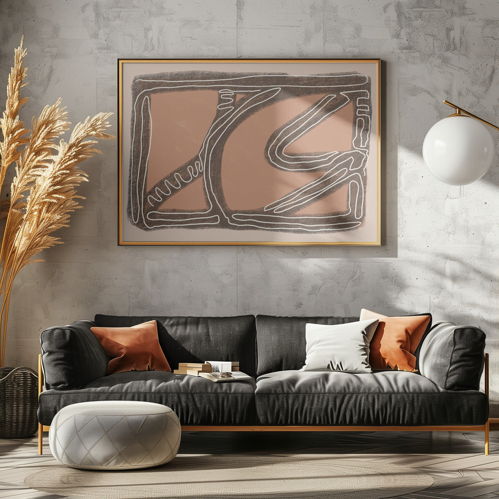 Abstrakte Pantone-Farbe | Leinwand