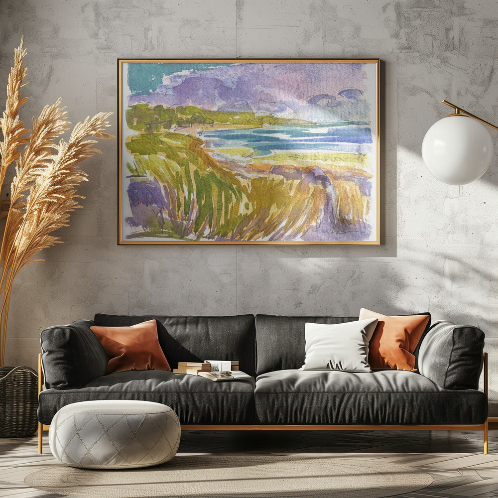 Blauer Himmel Gelassenheit | Leinwand
