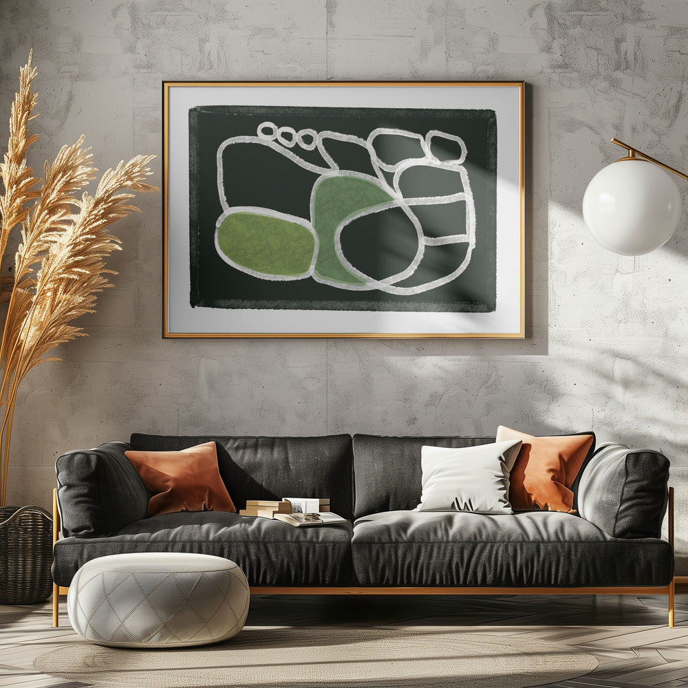 Abstrakte Strichzeichnung | Poster