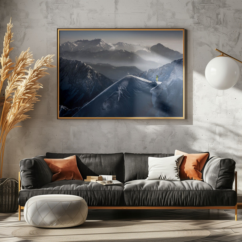 Stille Momente vor dem Abstieg | Poster