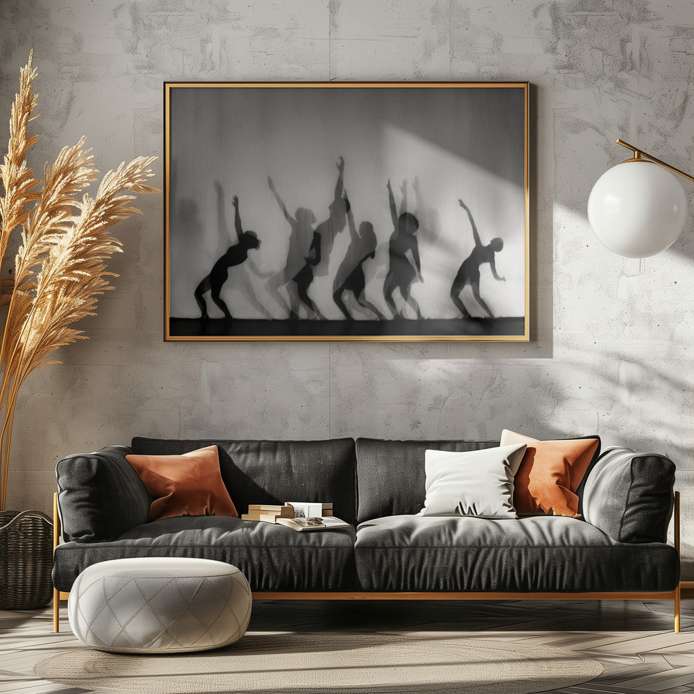 Tanzen ist die Sprache der Seele ... | Leinwand
