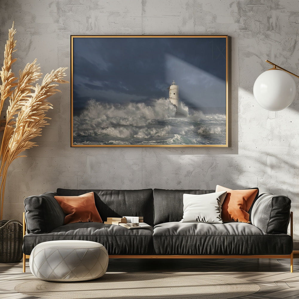 Faro di Mangiabarche(Calasetta-Sardegna) | Canvas