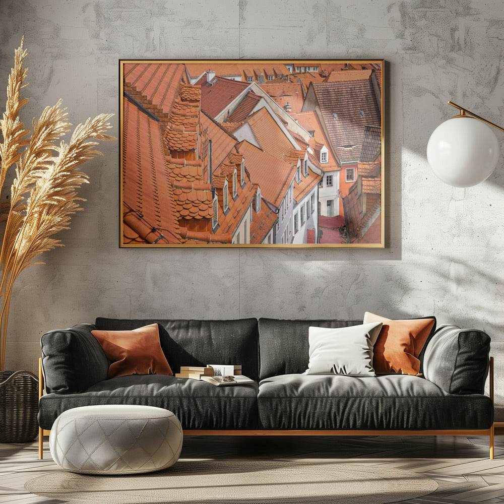 Die Farbe dieser Dächer... | Poster