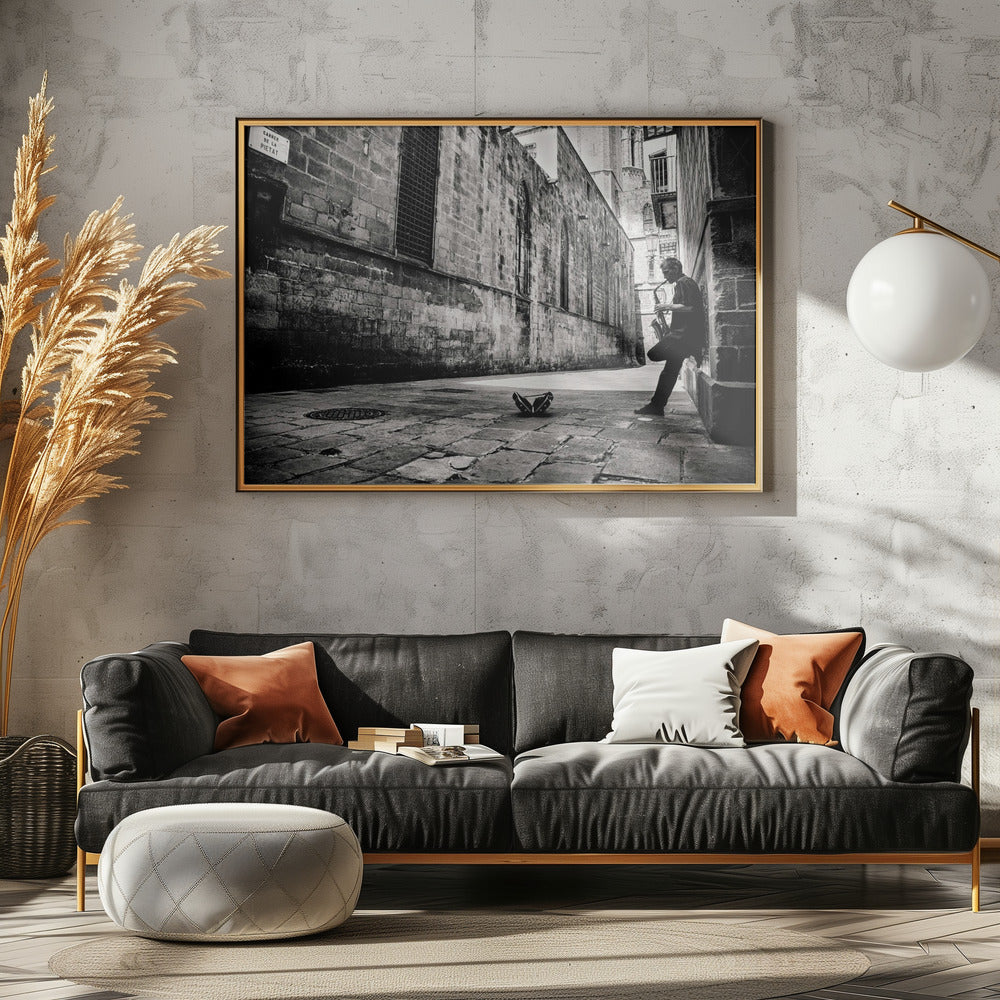 Stille Straße | Leinwand