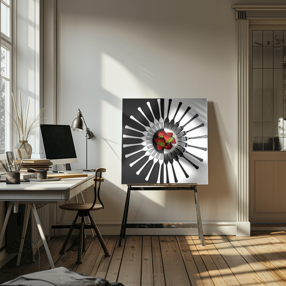Erdbeer-Designs | Leinwand