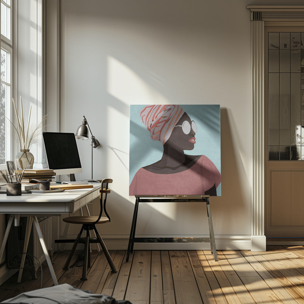 Eleganter Blick | Leinwand
