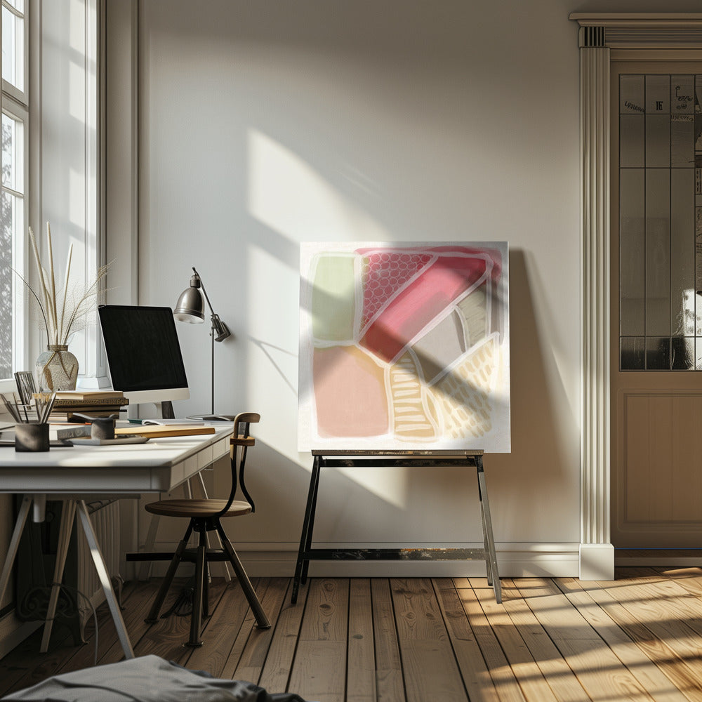 Abstraktes Aquarell | Leinwand