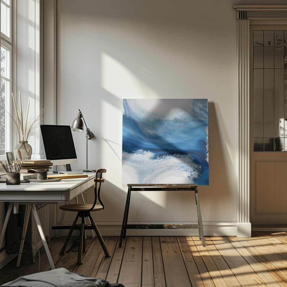 Quadrat - Flache Meere - Quadrat 2 | Leinwand