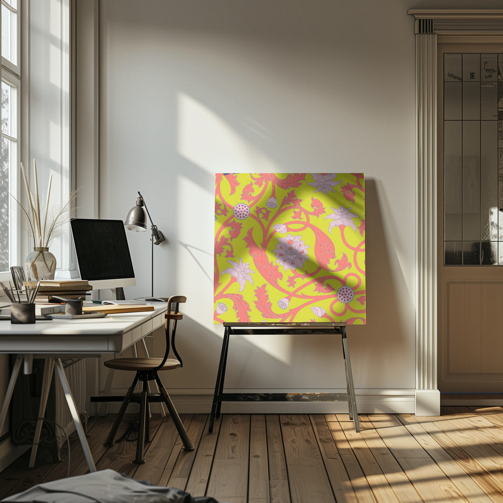 Floral Whimsy Maze | Canvas