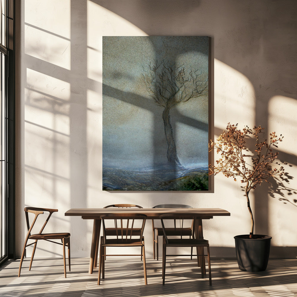 Einsamer Baum | Leinwand