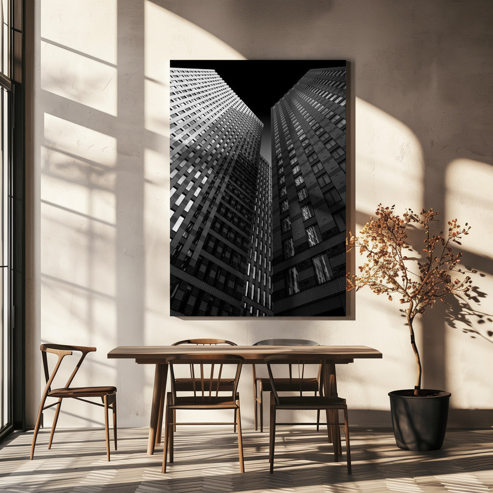 Zwischen Giganten | Leinwand
