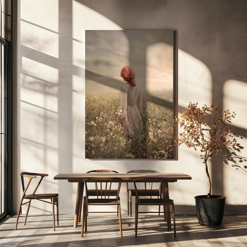 Feld in Pastell | Leinwand