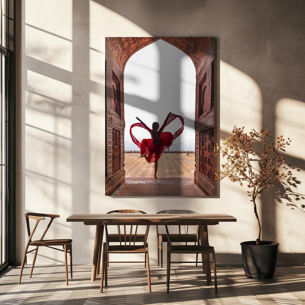 Taj Mahal's Heart | Canvas