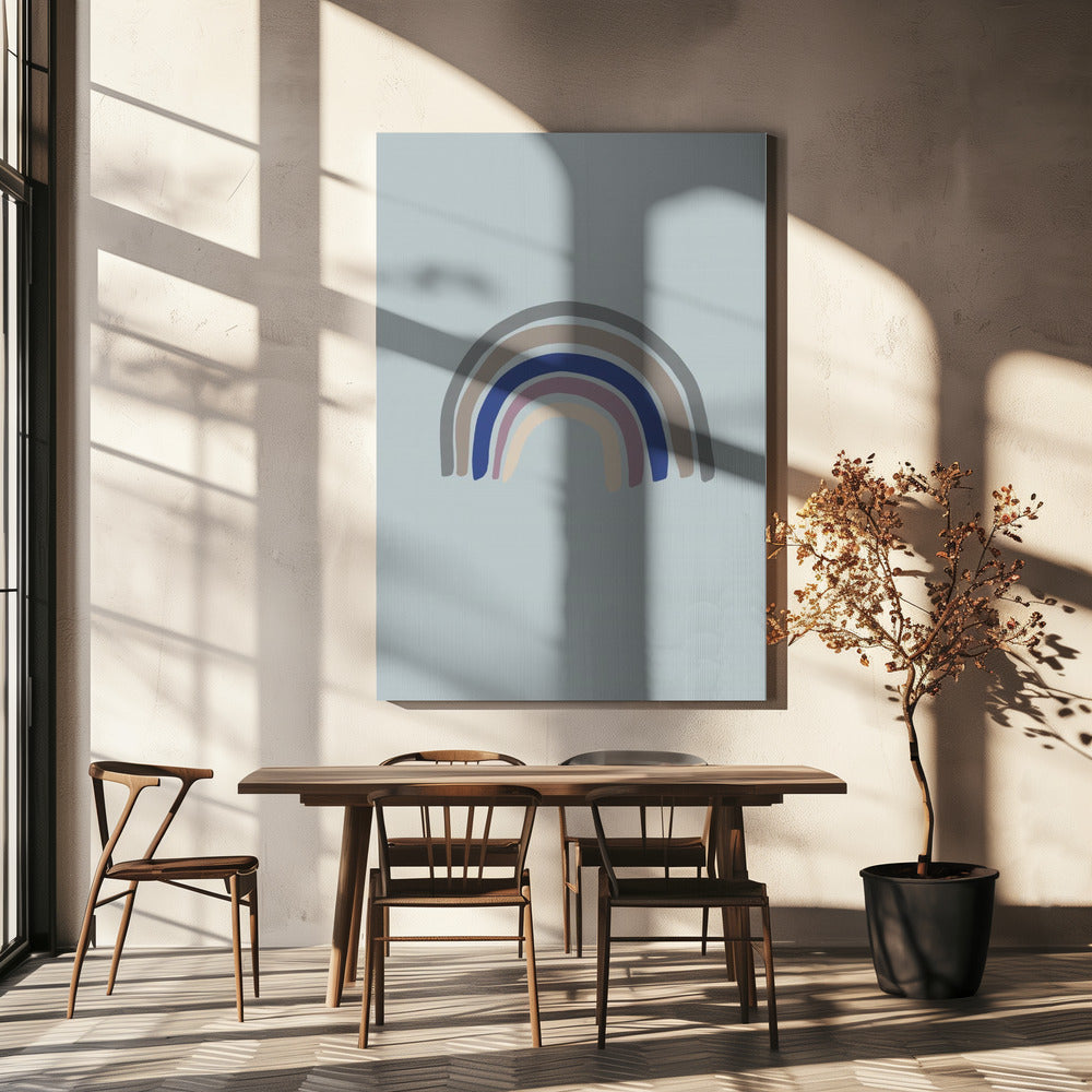 Rainbow Blue | Canvas