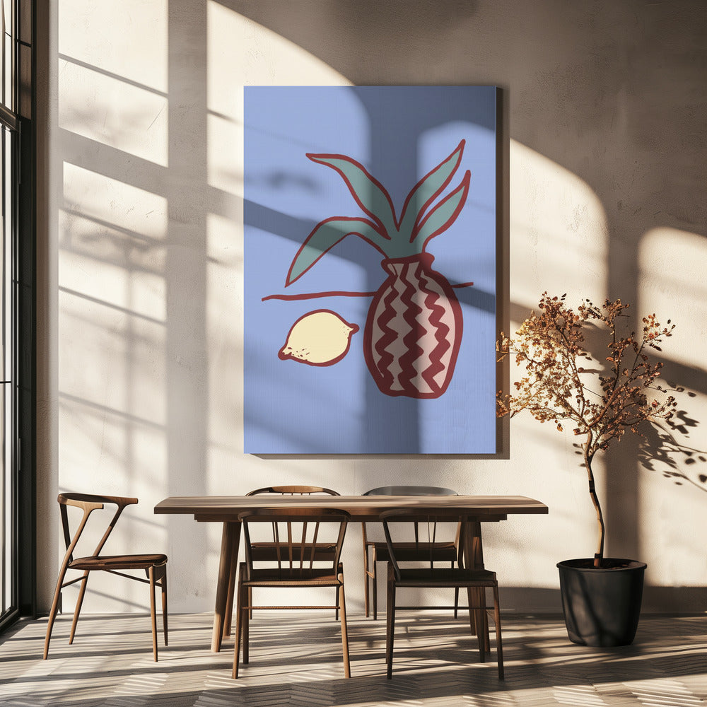 Blue Lemon | Canvas